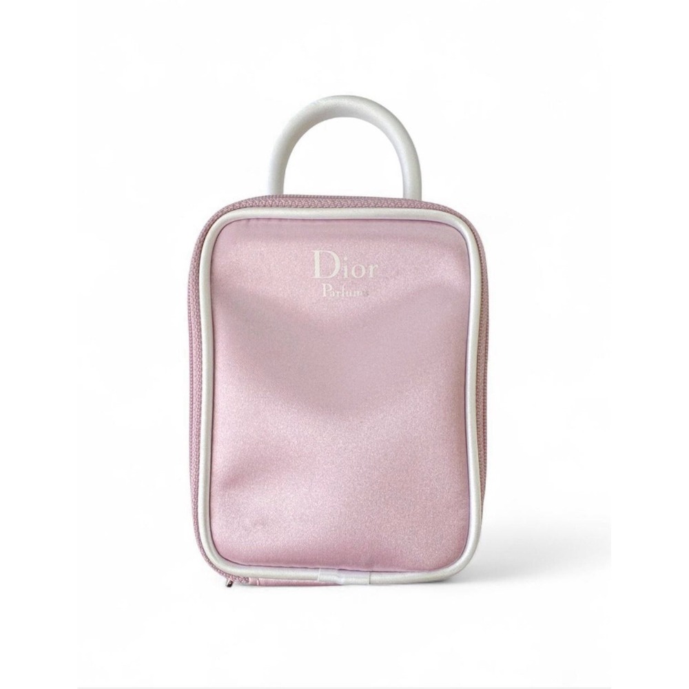 Dior Parfums Trousse De Toilette Bag Pouch Pink